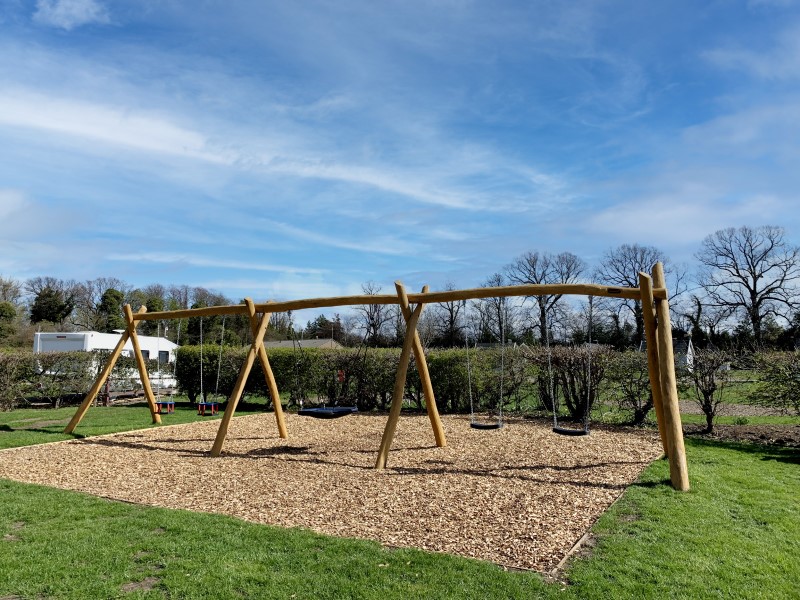 Playground swings 